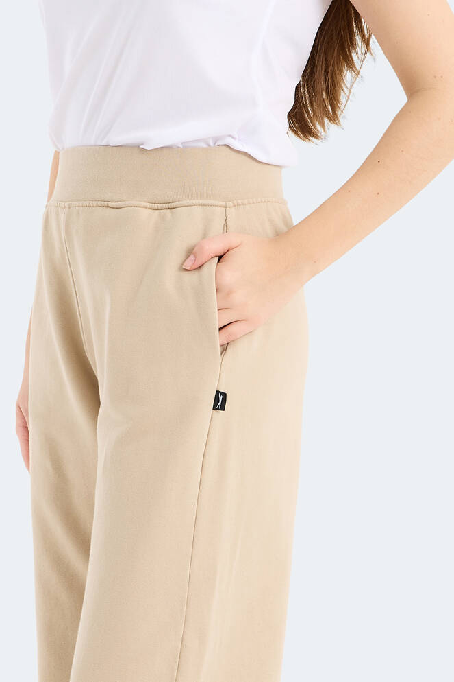 Slazenger VEGETABLE Women's Sweatpants Beige