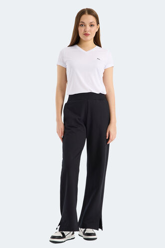Slazenger VEGETABLE Women's Sweatpants Black - Thumbnail