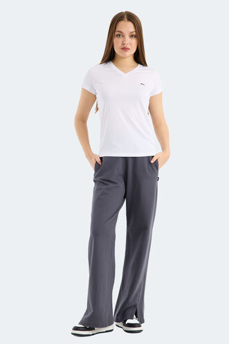 Slazenger VEGETABLE Women's Sweatpants Dark Grey - Thumbnail