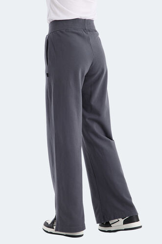 Slazenger VEGETABLE Women's Sweatpants Dark Grey - Thumbnail