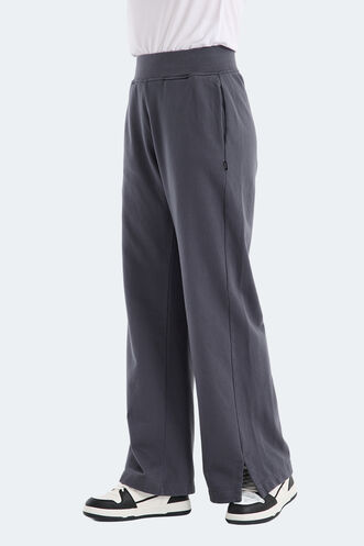 Slazenger VEGETABLE Women's Sweatpants Dark Grey - Thumbnail