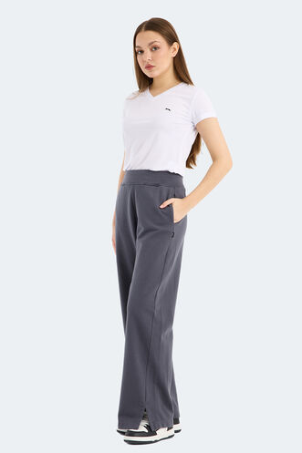Slazenger VEGETABLE Women's Sweatpants Dark Grey - Thumbnail