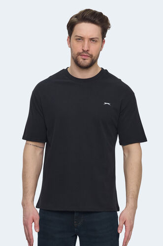 Slazenger - Slazenger VELLAMO Erkek Tişört Siyah