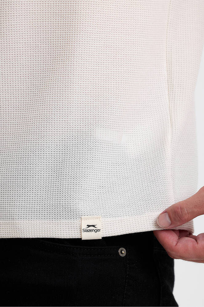 Slazenger VELVEL Erkek T-Shirt Beyaz