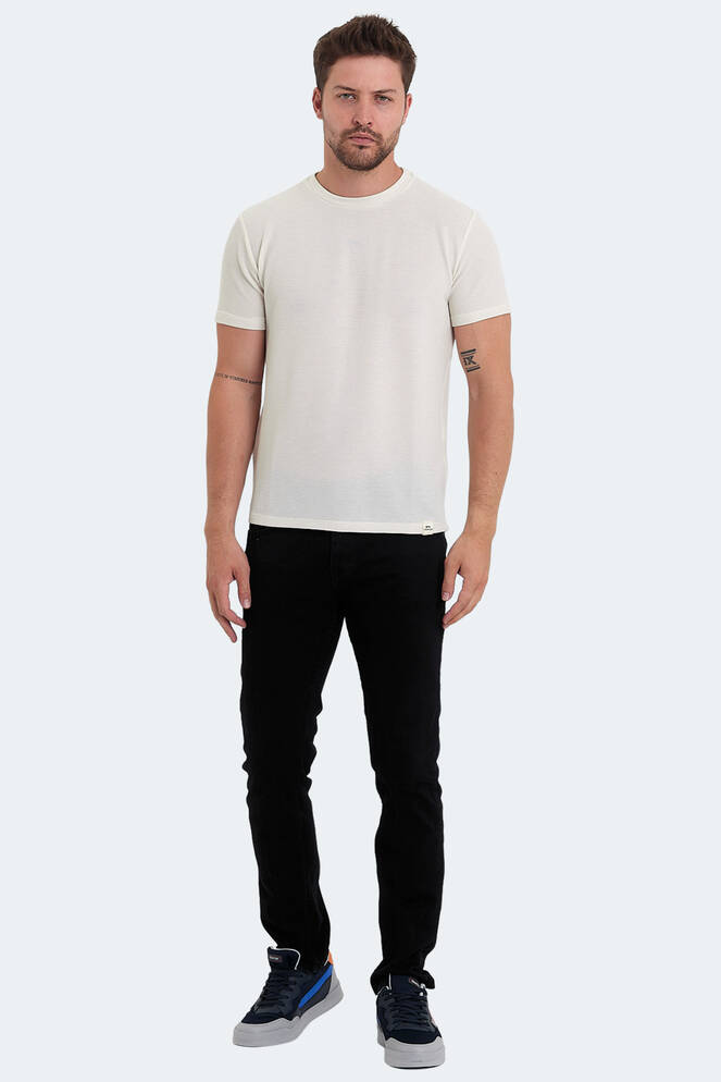 Slazenger VELVEL Erkek T-Shirt Beyaz