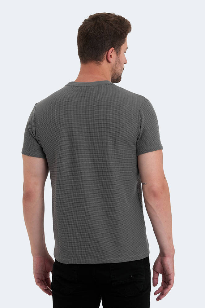 Slazenger VELVEL Erkek T-Shirt Koyu Gri