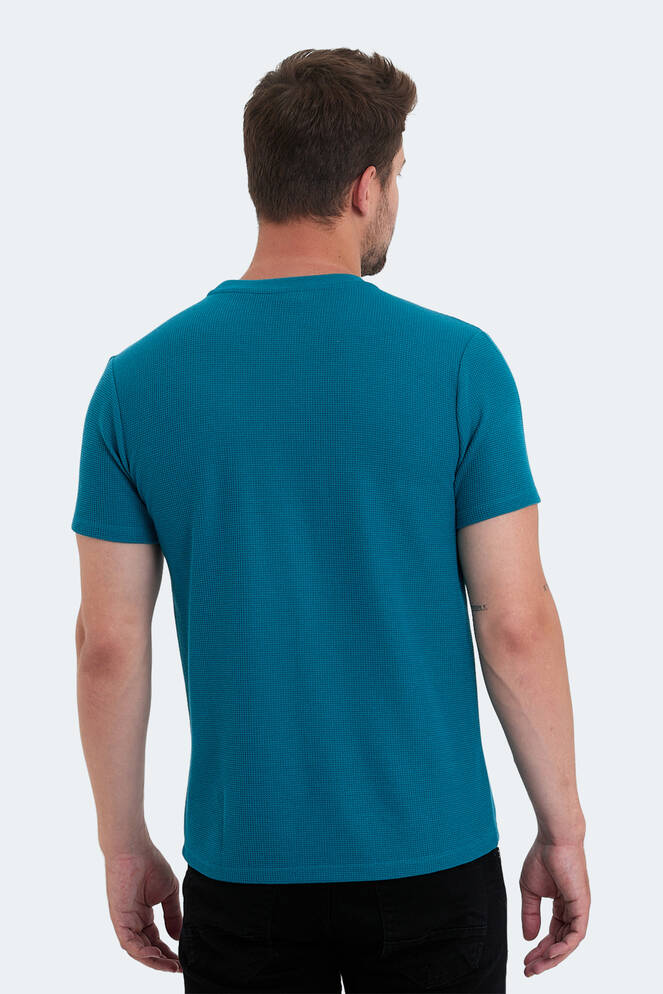Slazenger VELVEL Erkek T-Shirt Petrol