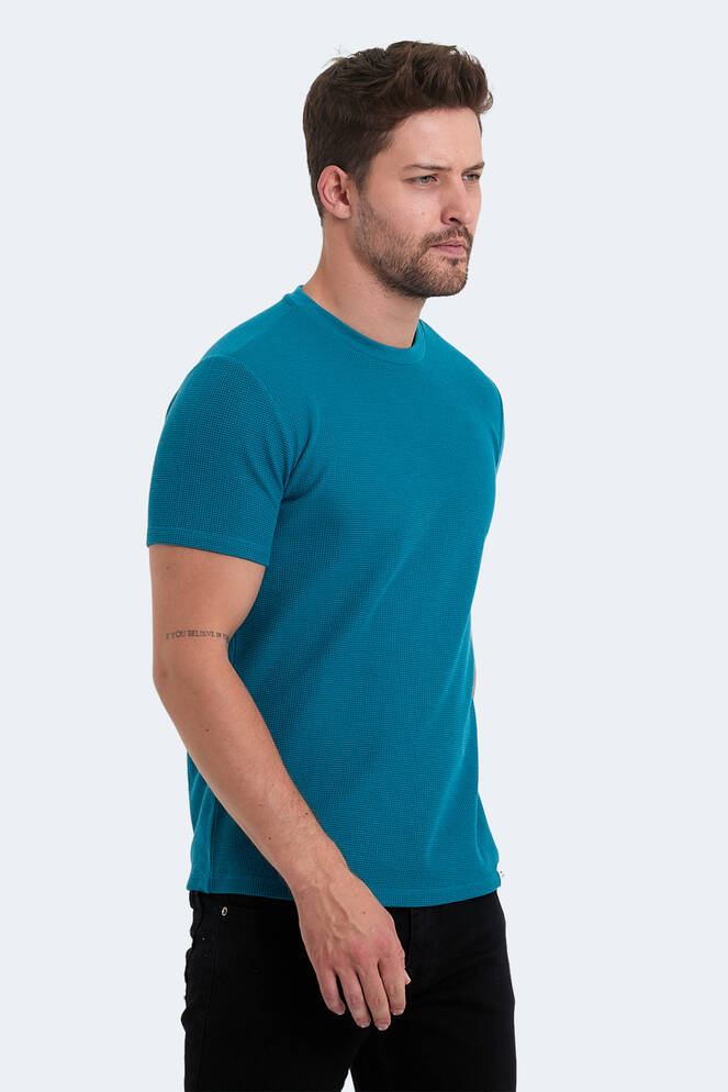 Slazenger VELVEL Erkek T-Shirt Petrol
