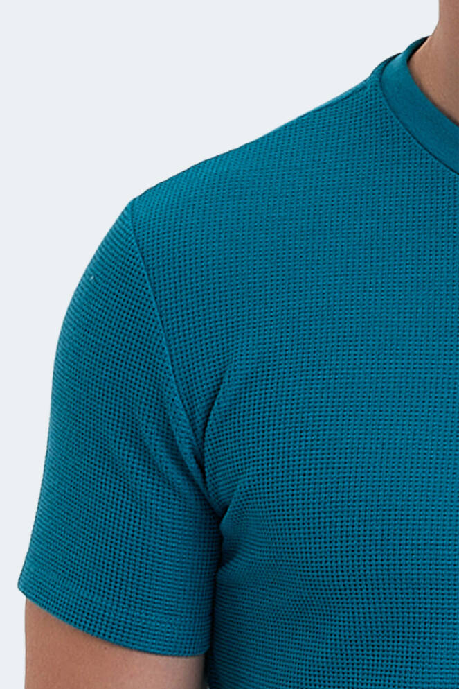Slazenger VELVEL Erkek T-Shirt Petrol