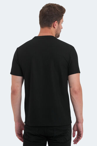 Slazenger VELVEL Erkek T-Shirt Siyah - Thumbnail