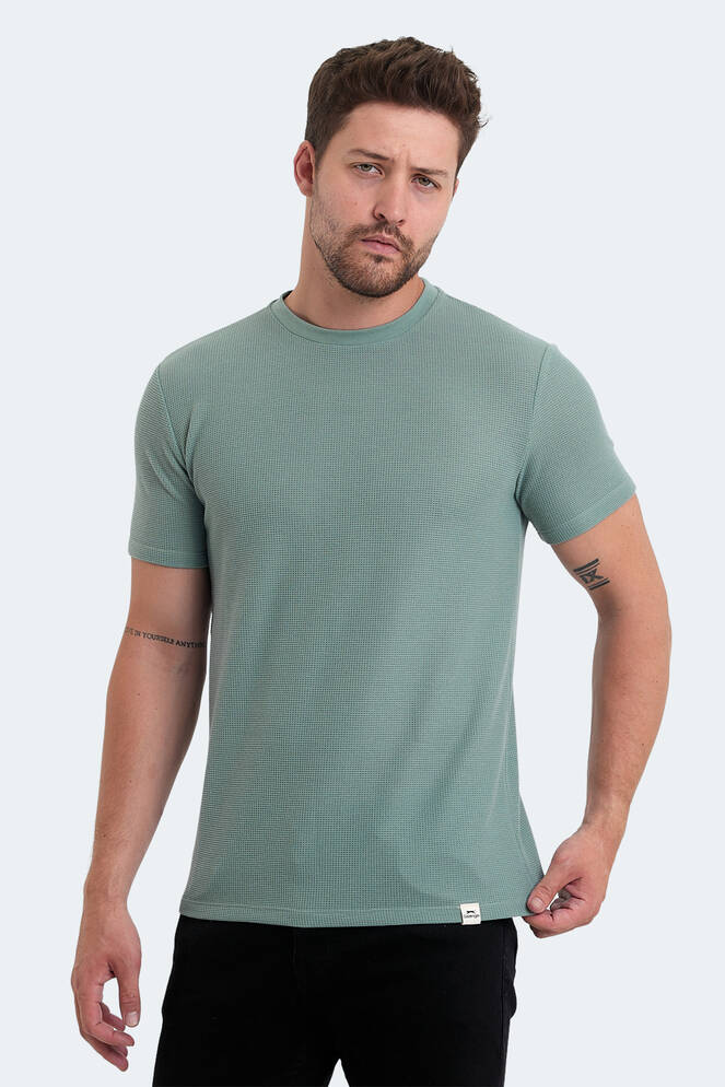 Slazenger VELVEL Erkek T-Shirt Deniz Yeşili