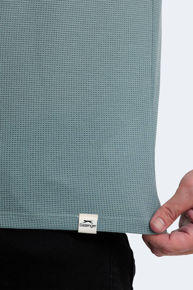 Slazenger VELVEL Erkek T-Shirt Deniz Yeşili
