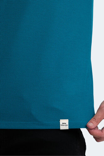 Slazenger VELVEL Men's T-Shirt Petrol - Thumbnail