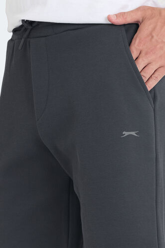 Slazenger VELVELA I Erkek Cepli Koyu Gri Şort - Thumbnail