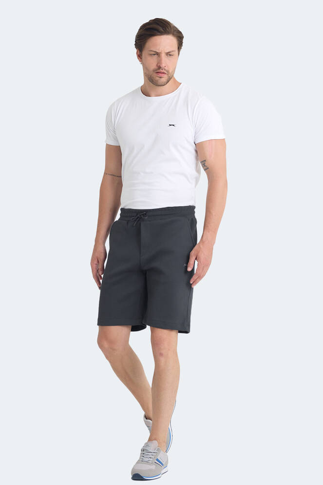 Slazenger VELVELA I Erkek Cepli Koyu Gri Şort