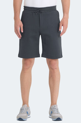 Slazenger VELVELA Erkek Şort Koyu Gri - Thumbnail