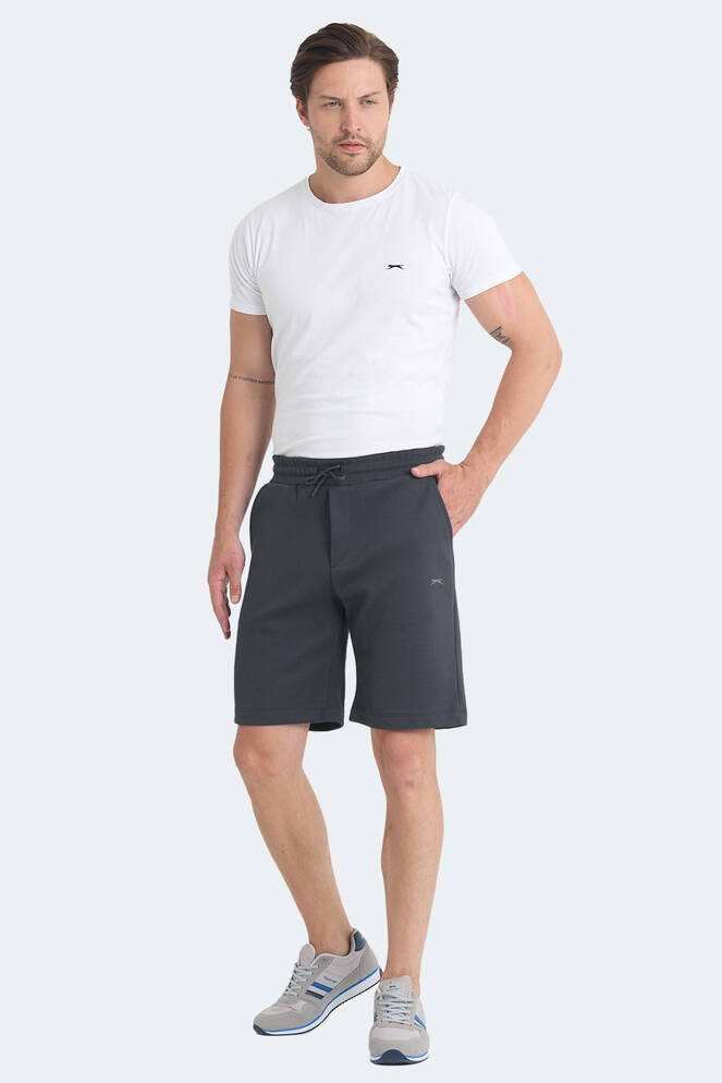 Slazenger VELVELA I Erkek Cepli Koyu Gri Şort