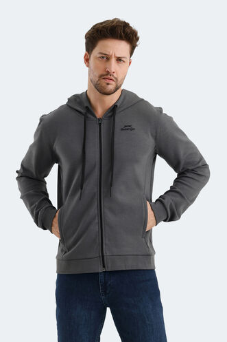 Slazenger VENDA Erkek Sweatshirt Koyu Gri - Thumbnail