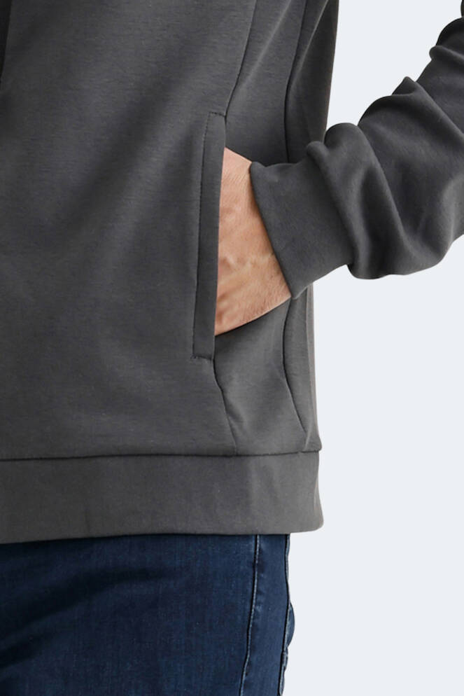 Slazenger VENDA Erkek Sweatshirt Koyu Gri