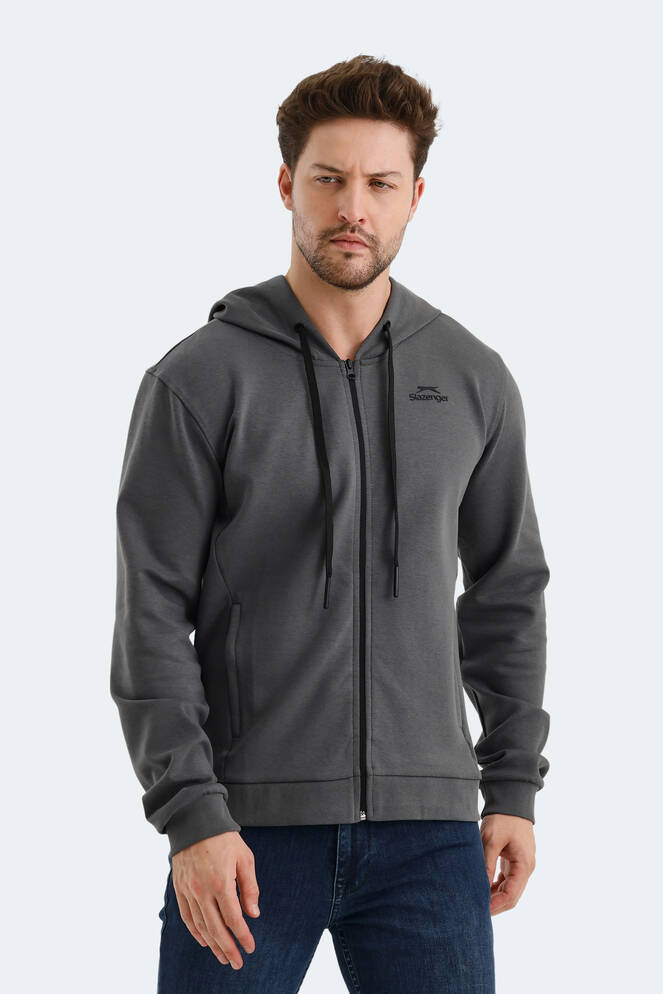 Slazenger VENDA Erkek Sweatshirt Koyu Gri