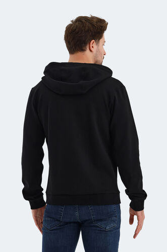 Slazenger VENDA Erkek Sweatshirt Siyah - Thumbnail