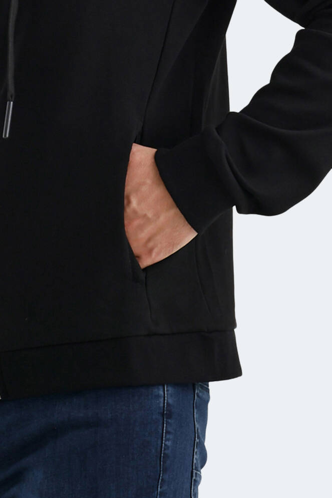 Slazenger VENDA Erkek Sweatshirt Siyah