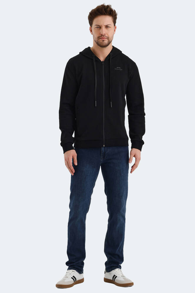 Slazenger VENDA Erkek Sweatshirt Siyah