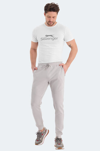 Slazenger VENOM Men's Sweatpants Stone Grey - Thumbnail