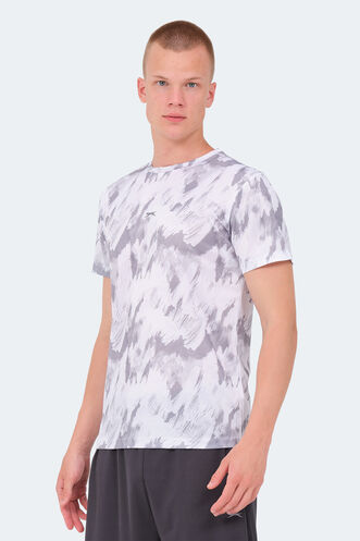 Slazenger - Slazenger VERED Erkek T-Shirt Beyaz