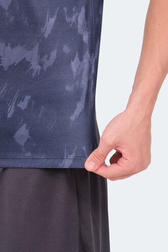 Slazenger VERED Erkek T-Shirt Lacivert - Thumbnail