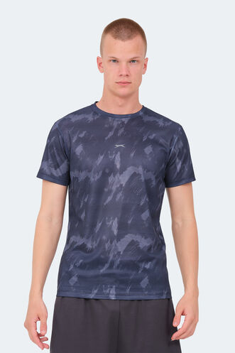 Slazenger VERED Erkek T-Shirt Lacivert - Thumbnail