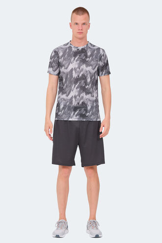 Slazenger VERED Erkek T-Shirt Siyah - Thumbnail