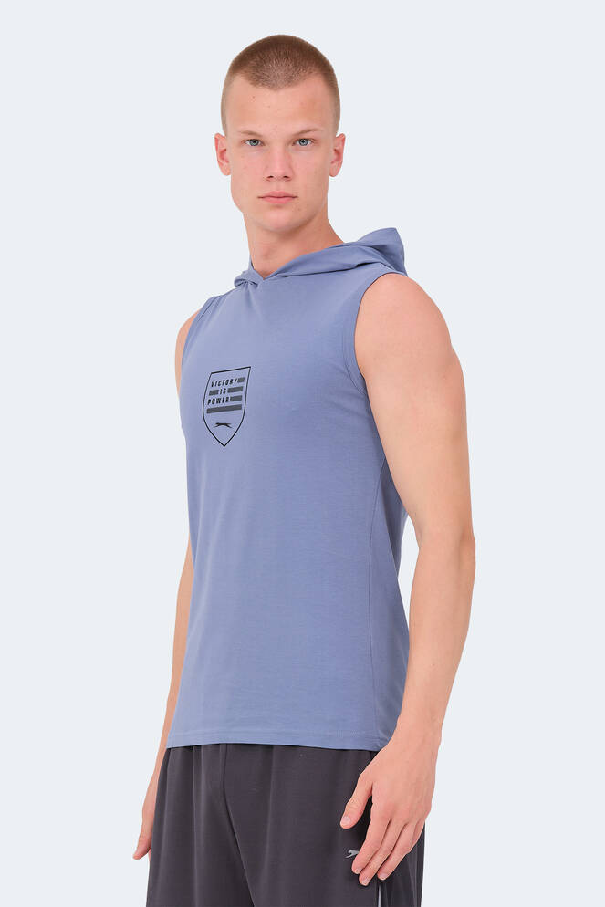 Slazenger VERSIO Erkek T-Shirt Mavi