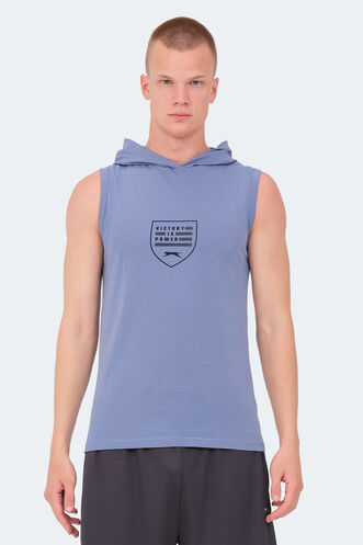 Slazenger VERSIO Erkek T-Shirt Mavi - Thumbnail