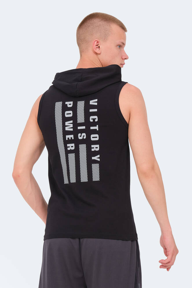 Slazenger VERSIO Erkek T-Shirt Siyah