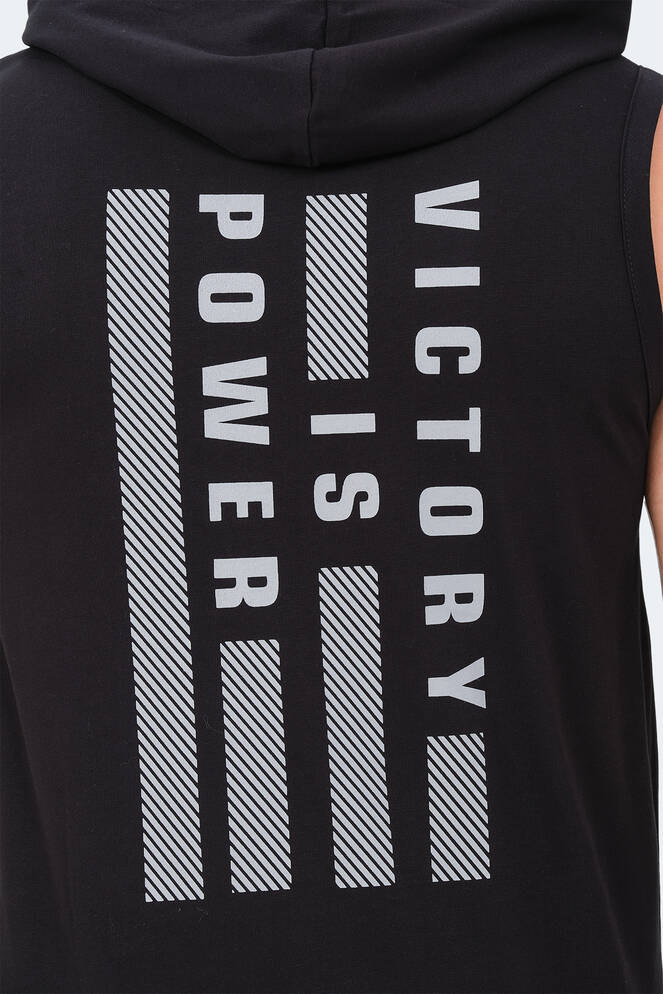 Slazenger VERSIO Erkek T-Shirt Siyah