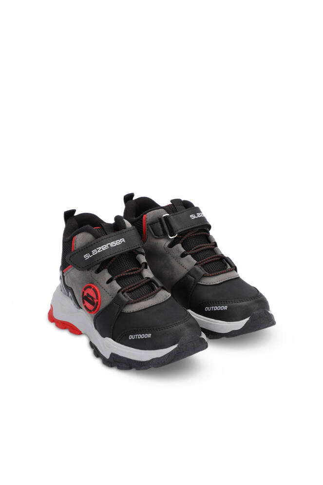 Slazenger VERSION Erkek Çocuk Bot Siyah - Kırmızı