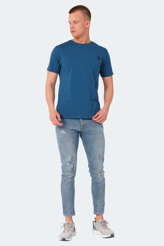 Slazenger VESELA Erkek T-Shirt Petrol - Thumbnail