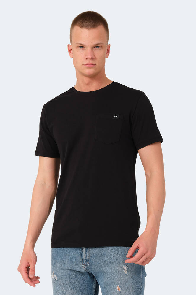 Slazenger VESELA Erkek T-Shirt Siyah