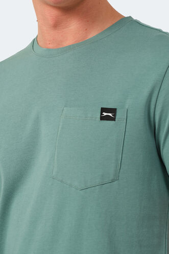 Slazenger VESELA Erkek T-Shirt Deniz Yeşili - Thumbnail