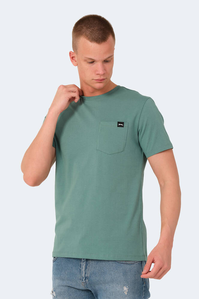 Slazenger VESELA Erkek T-Shirt Deniz Yeşili