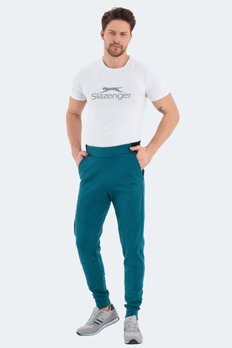 Slazenger VESSEL Men's Sweatpants Petrol - Thumbnail
