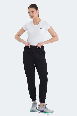 Slazenger VETERAN RBN Women's Tracksuit Bottom Black - Thumbnail