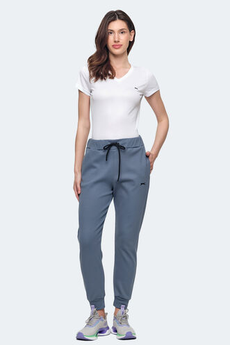 Slazenger VETERAN RBN Women's Tracksuit Bottom Dark Grey - Thumbnail