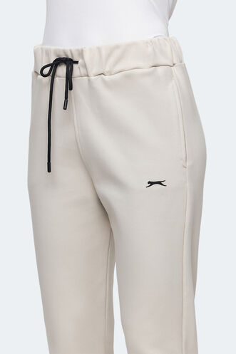 Slazenger VETERAN RBN Women's Tracksuit Bottom Ecru - Thumbnail