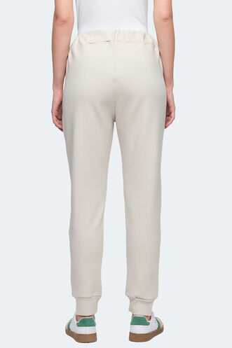 Slazenger VETERAN RBN Women's Tracksuit Bottom Ecru - Thumbnail