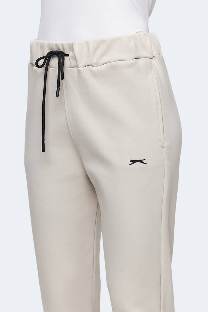 Slazenger VETERAN RBN Women's Tracksuit Bottom Ecru