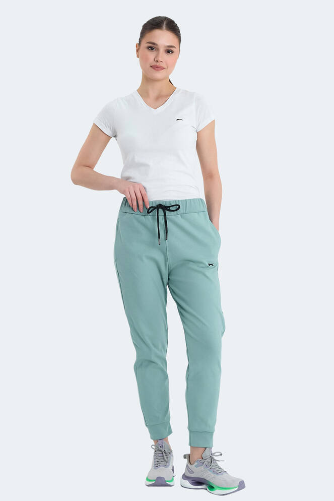 Slazenger VETERAN RBN Women's Tracksuit Bottom Green