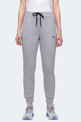 Slazenger VETERAN RBN Women's Tracksuit Bottom Grey - Thumbnail