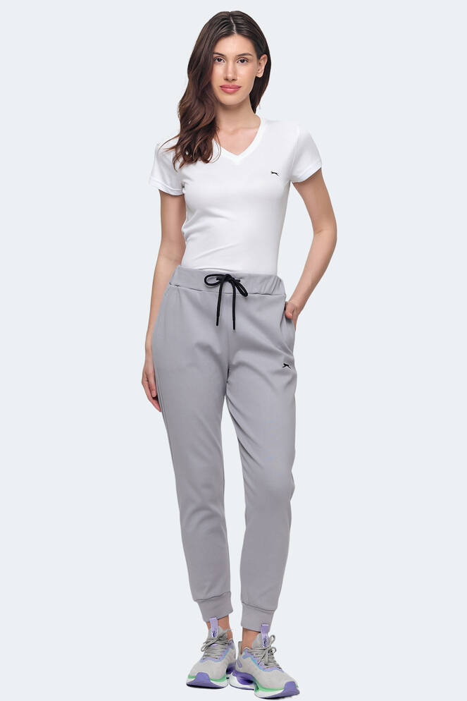 Slazenger VETERAN RBN Women's Tracksuit Bottom Grey